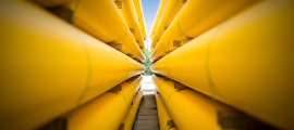 yellow gas pipelines